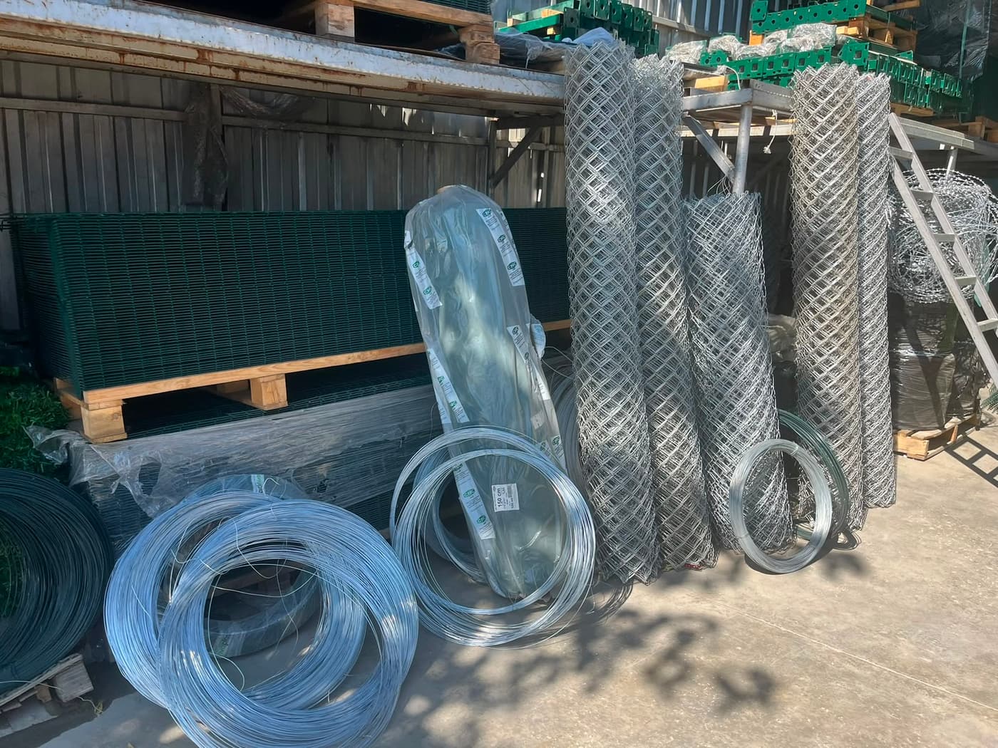 Tel örgü galvaniz stok — Çorlu Tel Çit